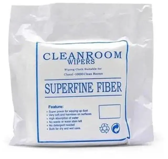 Main image of Cleanroom Wipers Superfine Fiber 4x4 6x6 9x9 Inch Non-Dust Cloth for Printer Print Head Compatible Non-Woven Fabrics(3008 6x6)