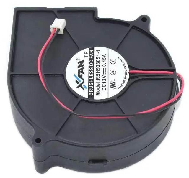 Main image of for RBH9330S1-1 2Pin DC12V 0.45A 93x93x30mm Server Cooling Fan