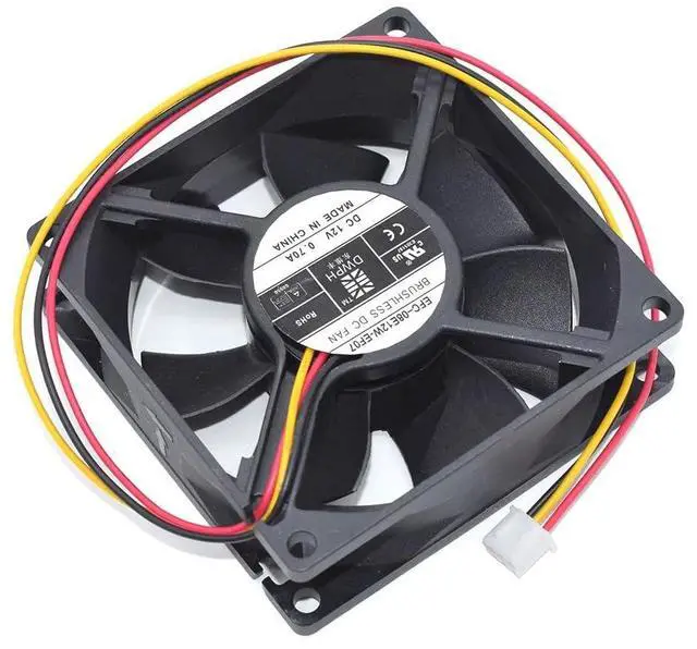 Main image of for EFC-08E12W-EF07 3Pin DC12V 0.70A Server Cooling Fan