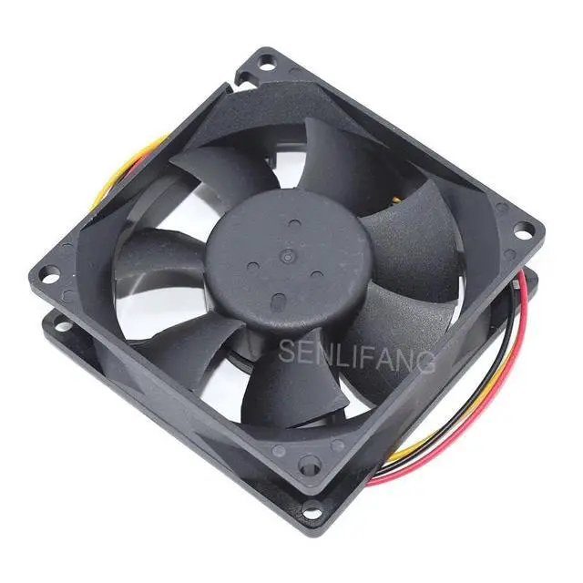Alt view image 2 of 3 - for EFC-08E12W-EF07 3Pin DC12V 0.70A Server Cooling Fan