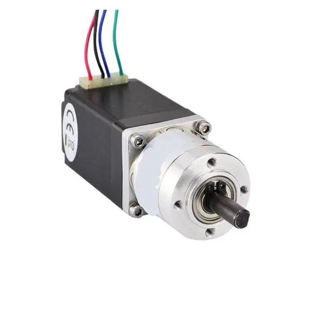Alt view image 3 of 5 - Nema 11 Geared Stepper Motor with 5:1 Planetary Gearbox 0.67A Geared Step Motor 4-Lead for DIY CNC 3D Printer