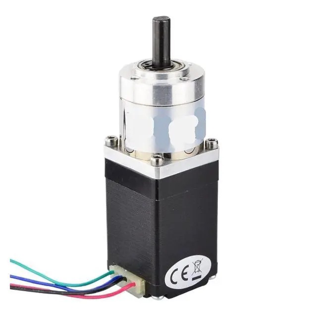 Alt view image 2 of 5 - Nema 11 Geared Stepper Motor with 5:1 Planetary Gearbox 0.67A Geared Step Motor 4-Lead for DIY CNC 3D Printer