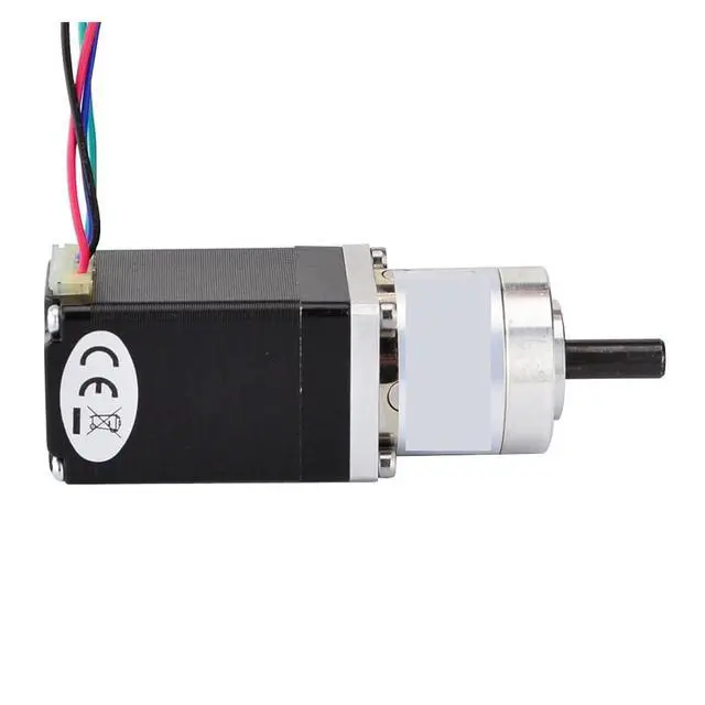Alt view image 4 of 5 - Nema 11 Geared Stepper Motor with 5:1 Planetary Gearbox 0.67A Geared Step Motor 4-Lead for DIY CNC 3D Printer