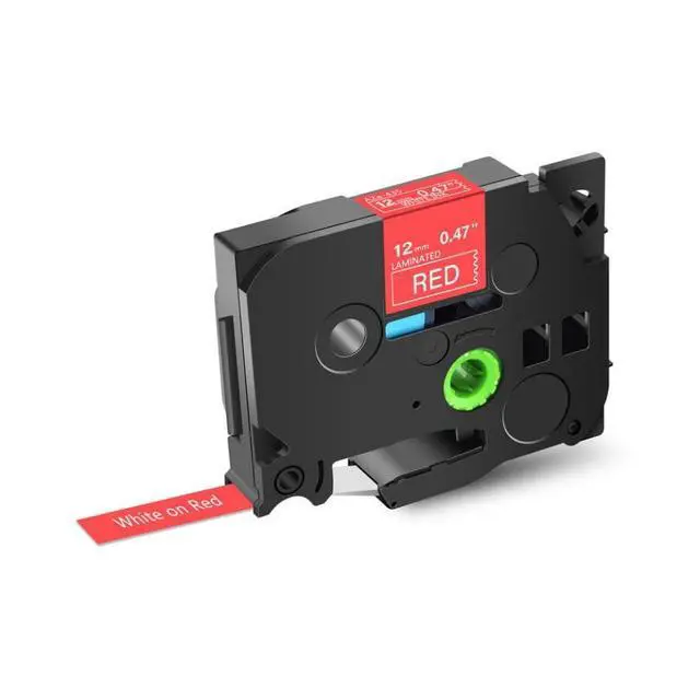 Main image of Laminated Tape 12mm for Tze-Label Tape TZE231 for Labeling Printers PTH110 P710BT H105(White on Red)