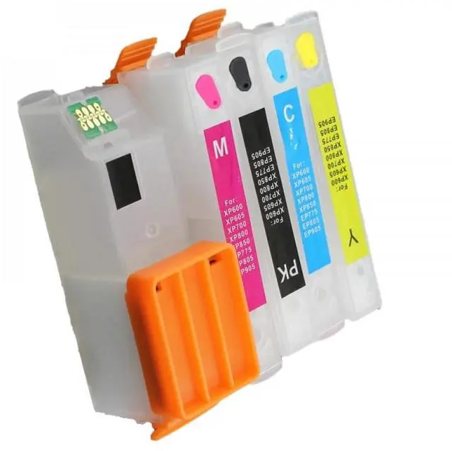 Main image of 5PCS Refillable Ink Cartridge Compatible with XP520 XP600 XP610 XP620 XP700 XP800 XP810 XP820 T2730 Compatible with America Printer
