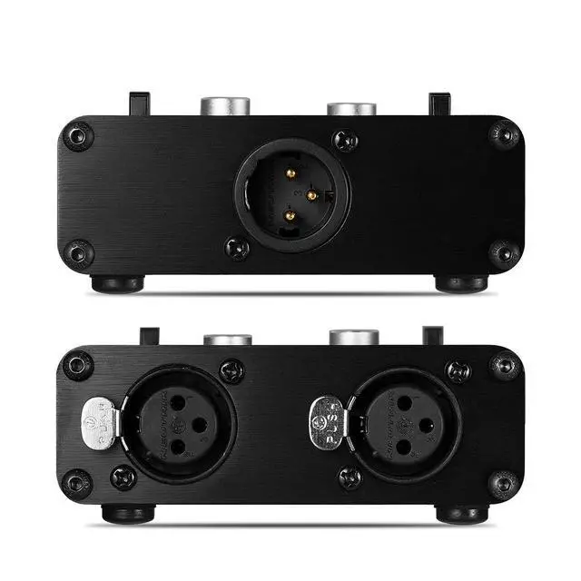 Alt view image 6 of 7 - 2 Way XLR Balanced Stereo Audio Switcher Passive A/B Mini Switch Box Mixer Sound Splitter (KN102, 2-IN-1-OUT)