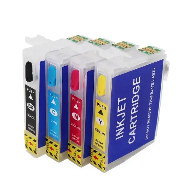 Alt view image 2 of 6 - T34XL T3471-T3474 Compatible Ink Cartridge Refill Compatible with Workforce Pro WF-3720 WF-3725 Printer with ARC Chip
