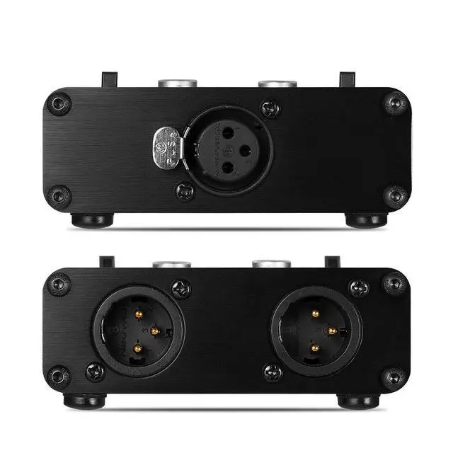 Alt view image 6 of 7 - 2 Way XLR Balanced Stereo Audio Switcher Passive A/B Mini Switch Box Mixer Sound Splitter (KN102, 1-IN-2-OUT)