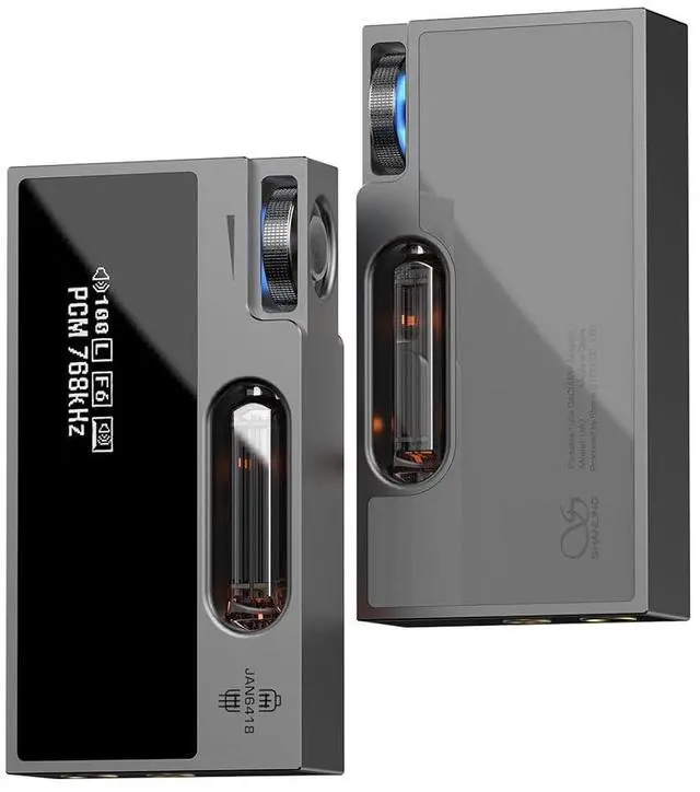 Main image of UA7 USB DAC AMP Portable Headphone Amplifier Built-in Dual JAN6418 Tubes,ES9069 DAC,Support DSD512,768kHz/32bit,577mW@32 Output,3.5mm+4.4mm Jack (Grey)