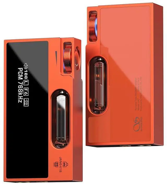 Main image of UA7 Portable Hi-Fi DAC Headphone Amplifier with JAN6418 Vacuum Tubes, Dual Modes (Tube/Solid-State), 4.4mm Balanced & 3.5mm Single-Ended Output, 577mW High Power, Orange