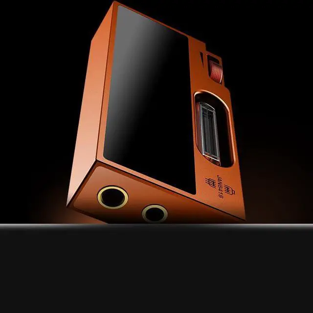 Alt view image 6 of 7 - UA7 Portable Hi-Fi DAC Headphone Amplifier with JAN6418 Vacuum Tubes, Dual Modes (Tube/Solid-State), 4.4mm Balanced & 3.5mm Single-Ended Output, 577mW High Power, Orange