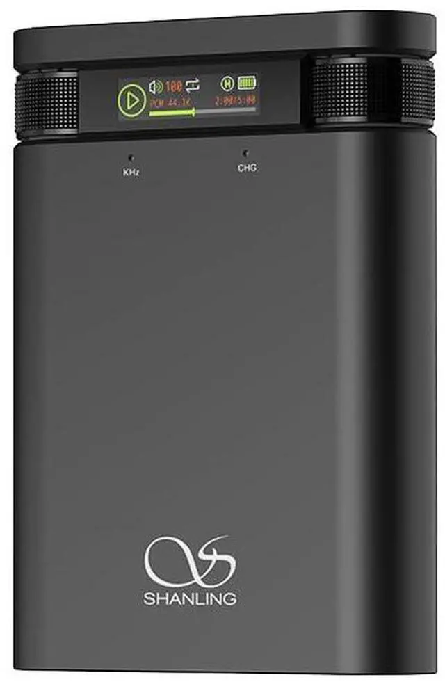 Main image of H2 2in1 Audio Player/Portable DAC, Desktop Headphone Amp,Bluetooth 5.0/LDAC,10.5Hours+ for Music Time,HiFi Res Certificated,Anodized Aluminum with LED Lights,Up to 2TB Capacity