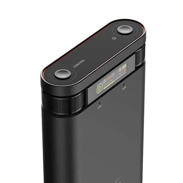 Alt view image 2 of 7 - H2 2in1 Audio Player/Portable DAC, Desktop Headphone Amp,Bluetooth 5.0/LDAC,10.5Hours+ for Music Time,HiFi Res Certificated,Anodized Aluminum with LED Lights,Up to 2TB Capacity