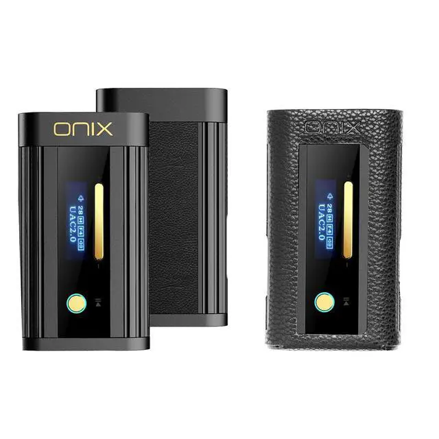 Main image of Onix XI2 DAC Beta Protable Headphone Amplifier with Dedicated Tube Outpu, with Leather Case