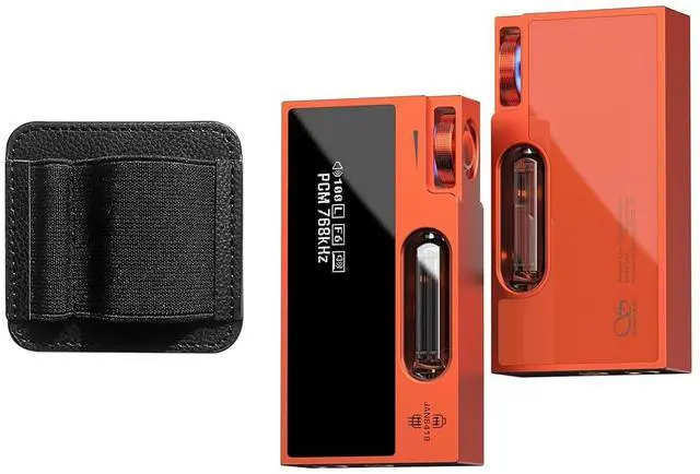 Main image of UA7 Portable Hi-Fi DAC Headphone Amplifier with Magnetic Leaher Case, JAN6418 Vacuum Tubes, Dual Modes (Tube/Solid-State), 4.4mm Balanced&3.5mm Single-Ended Output, 577mW High Power, Orange