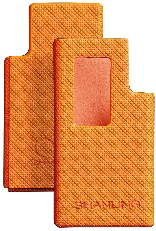 Main image of UA6 II Leather Case Protective Cover for Portable DAC/Amp, Precise Cutouts for 3.5mm & 4.4mm Ports, Full Access to Screen & Controls, Orange