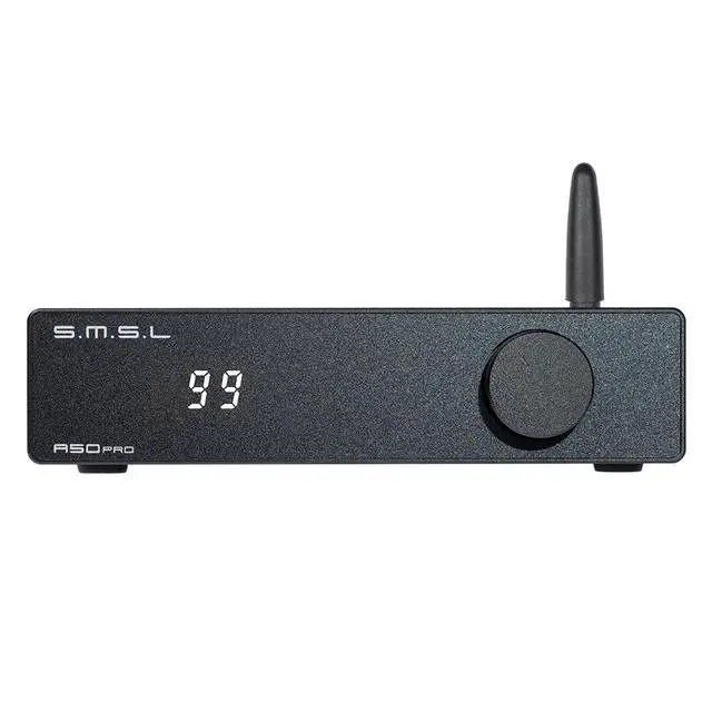 Main image of A50 PRO HiFi Power Amplifier, High/Low pass filter 2.1-Channel, Infineon's MA12070P Chip, Bluetooth 5.0/USB/Optical/HDMI/AUX input Passive subwoofer with adjustable volume, with Remote Control