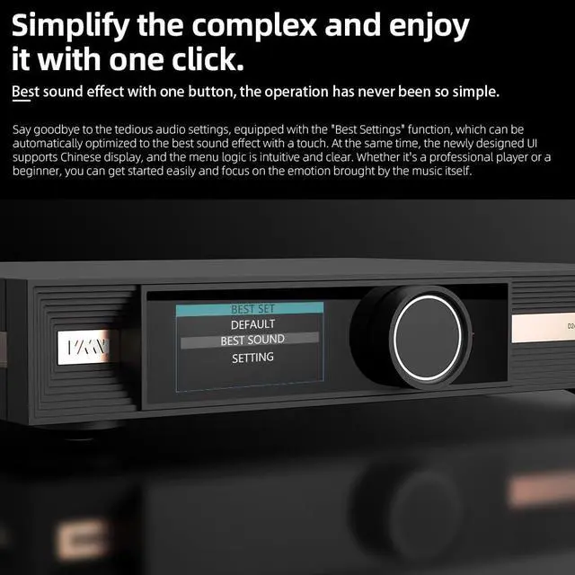 Alt view image 5 of 7 - V.M.V D2R MK2 (Upgraded) Hi-Res USB DAC, ROHM BD34302EKV Chip XMOS XU316 DSD512 PCM 32bit/768kHz, Desktop Audio Decoder, Bluetooth 5.4 LDAC, MQA/MQA-CD Full Decoding, with Remote Control