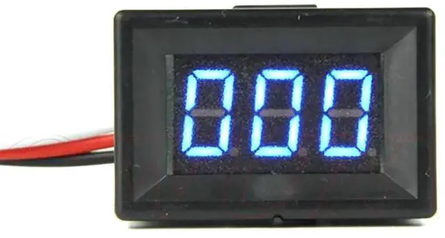 Main image of 0.36" DC Voltmeter 1000V 500V 300V 200V 100V 30V LED Digital Voltage Display Volt Meter Battery Monitor for 5V 12V CAR(Blue,0-1000V 3Wire)