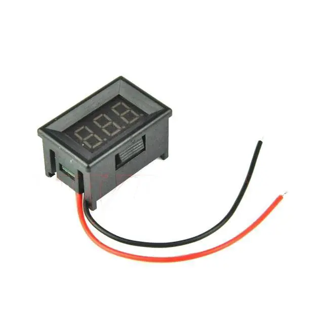 Alt view image 6 of 7 - 0.36" DC Voltmeter 1000V 500V 300V 200V 100V 30V LED Digital Voltage Display Volt Meter Battery Monitor for 5V 12V CAR(Blue,0-1000V 3Wire)