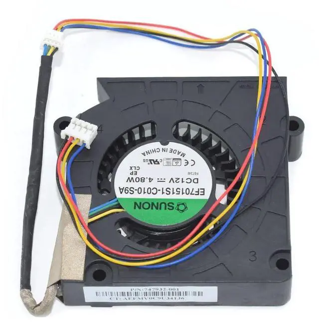Main image of for PG27UQ EF70151S1-C010-S9A DC12V 4.80W 4Pins CPU Cooling Fan