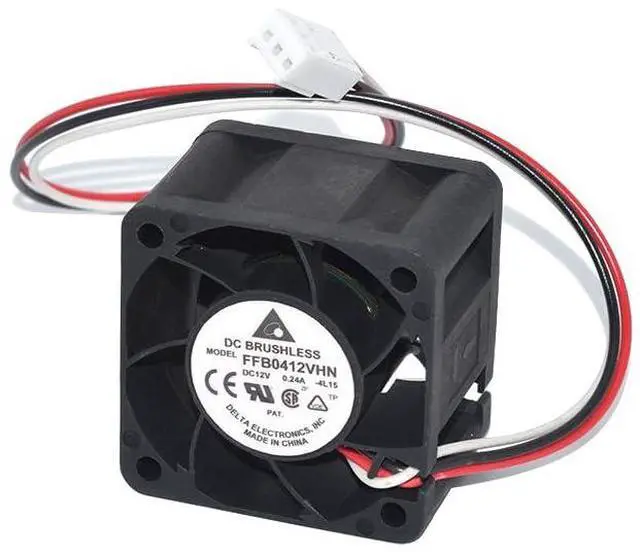 Main image of FFB0412VHN 40 * 40 * 28MM 0.24A 4028 12V 3Pins Square Fan for Delta Electronics DC Brushless Cooling New