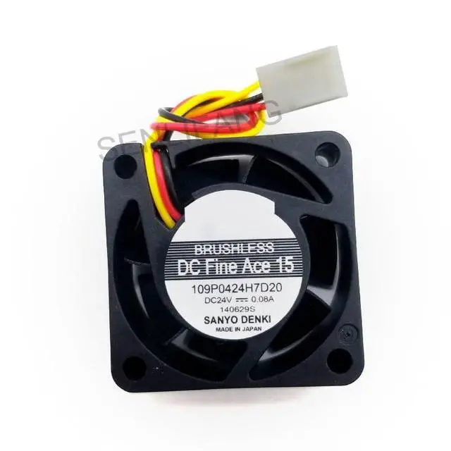 Main image of New 4CM Square Cooling 109P0424H7D20 4020 0.08A 24V 40x40x20mm Frequency Fan