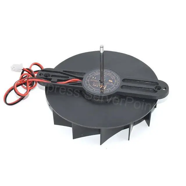 Alt view image 4 of 5 - New Round DC Cooling Fan M-3051B 9225 12V 0.45A 2Lines