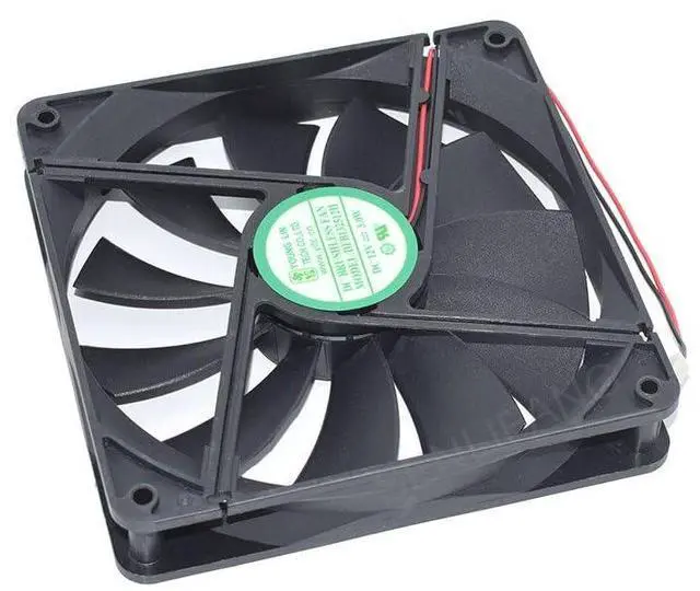 Main image of New Cooler 13525 DFB132512H 12V 3.0W 135 * 135 * 25MM 13.5CM 2 Lines Chassis Cooling Fan