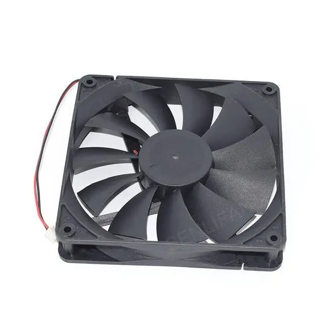 Alt view image 3 of 4 - New Cooler 13525 DFB132512H 12V 3.0W 135 * 135 * 25MM 13.5CM 2 Lines Chassis Cooling Fan