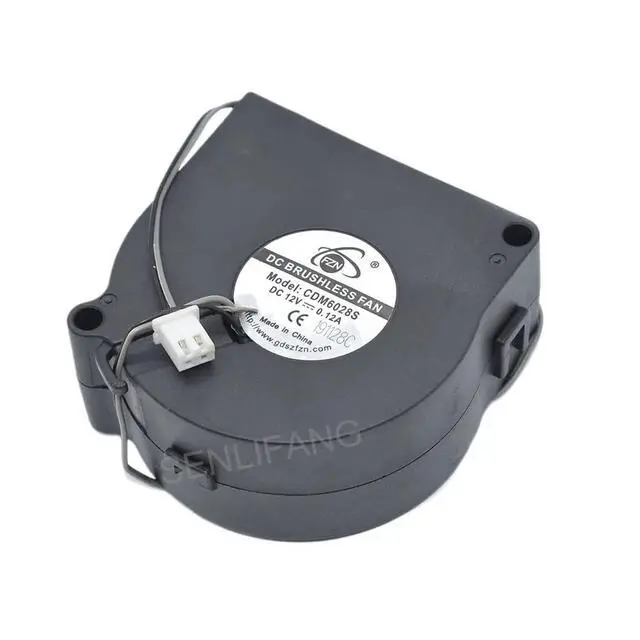 Alt view image 3 of 3 - for CDM6028S Cooling Fan DC12V 0.12A 2Lines 60 * 60 * 28MM 60MM Blower Cooler