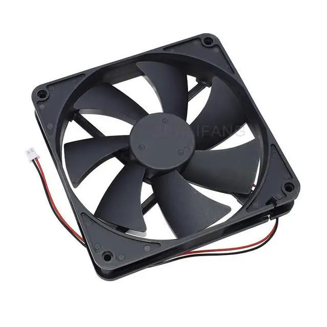 Alt view image 3 of 4 - New 140 * 140 * 25MM 14025 TT-1425B D14H-12 (L - SSS) A1425L12S DC 12V 0.7A Double Ball Mute Power Cooling Fan