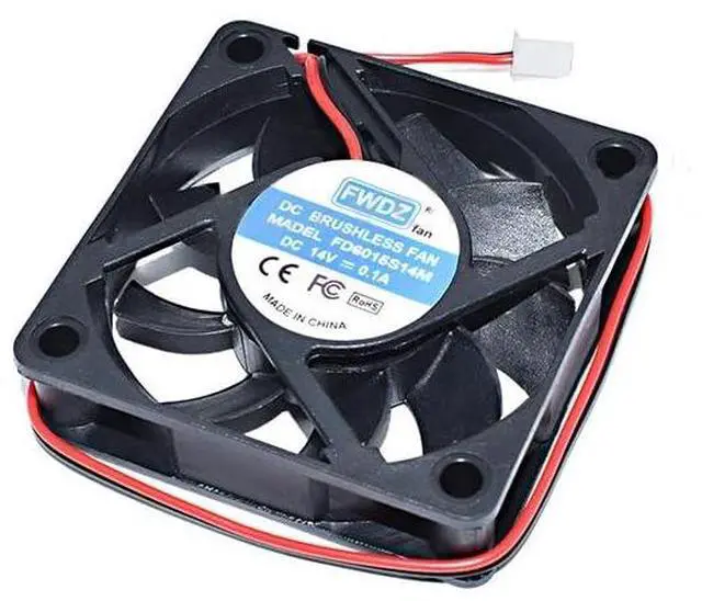 Main image of for FD6015S14M DC14V 0.1A 60x60x15mm 6015 2-Wire Cooling Fan
