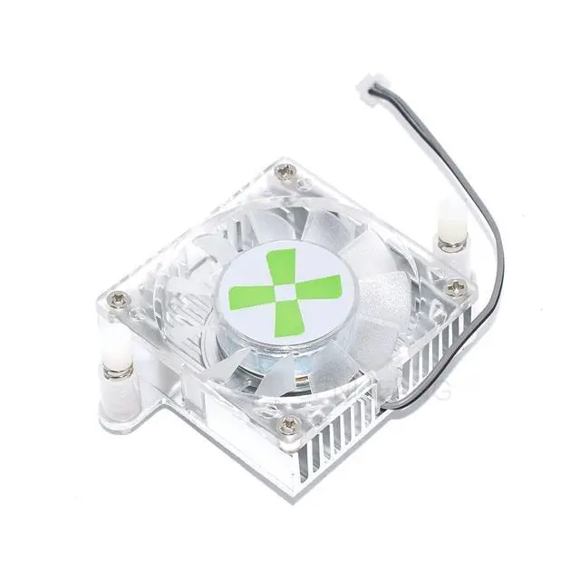 Alt view image 2 of 5 - 40 * 40 * 12MM Cooler for Rock Pi 5B Accessories Heatsink 4012 Two Lines Aluminum Cooling Fan New