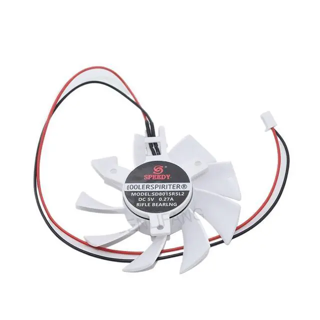 Alt view image 3 of 6 - for SD8015R5L2 0.27A 2Pin DC5V Cooling Fan