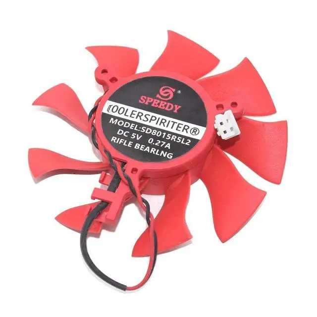 Alt view image 5 of 6 - for SD8015R5L2 0.27A 2Pin DC5V Cooling Fan