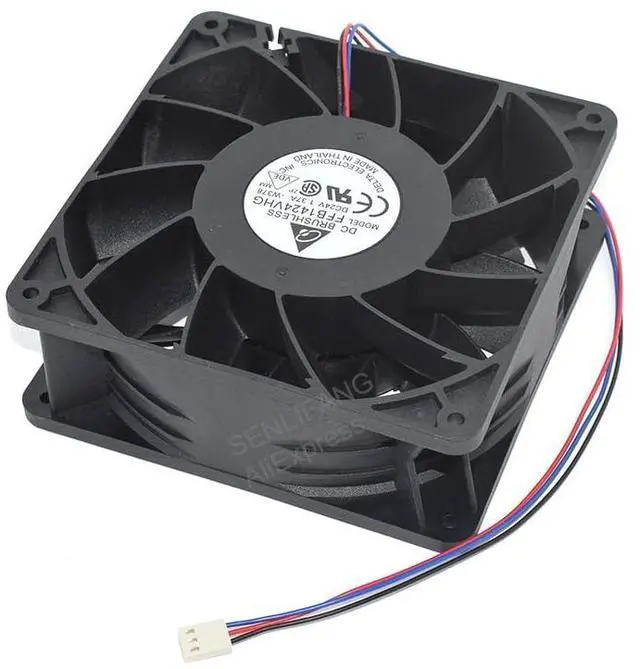 Main image of New FFB1424VHG 14050 14CM DC24V 1.37A 140 * 140 * 50MM 3-Line Cooling Fan