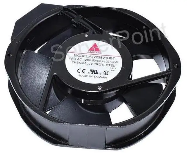 Main image of New A17238V1HBT AC120V 27W/32W 50/60HZ 172 * 172 * 38MM Aluminum Frame Cabinet Cooling Fan