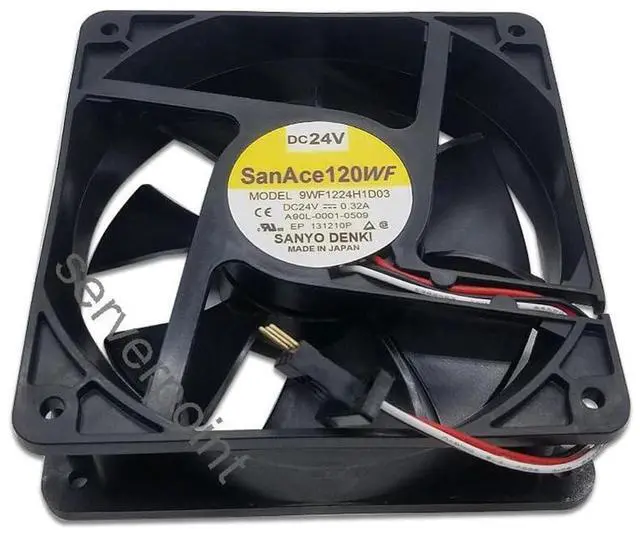 Main image of 9WF1224H1D03 DC24V 0.32A for Sanyo Cooling Fan 3Wires