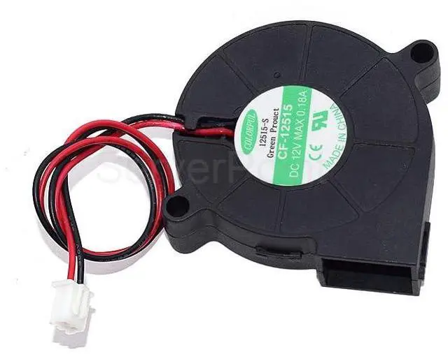 Main image of CF-12515 CF-1251S 50MM 5CM DC 12V 0.18A Blower Cooling Fans Cooler 2-Wire