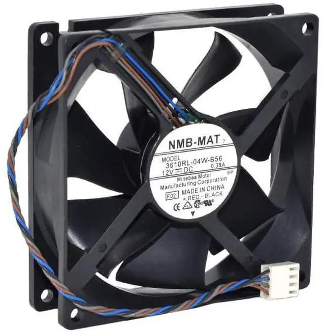 Main image of New for NMB-MAT 3610RL-04W-B56 9CM 12V 0.38A 9025 90 * 90 * 25mm 4-Pin PWM Chassis Fan