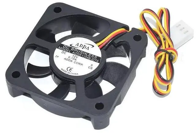 Main image of for AD0512HB-D76 DC12V 0.10A 50x50x10MM 5cm Three Wires Cooling Fan