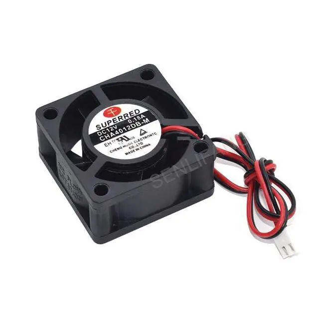 Alt view image 3 of 5 - NEW Cooling Fan CHA4012DB-M DC 12V 4cm 40 * 40 * 20mm 0.18A 2-Wire