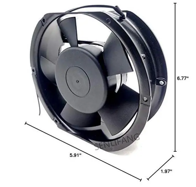 Alt view image 3 of 3 - New MQ17250HSL2 for MQ17250 172 * 150 * 50MM AC220V 36W Cooling Fan 0.24A 2Lines