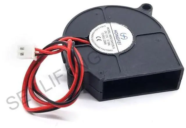 Main image of New for 5015 Air Blower DC12V 0.18A Large Opening 5CM HB5015H12S-X Cooling Fan
