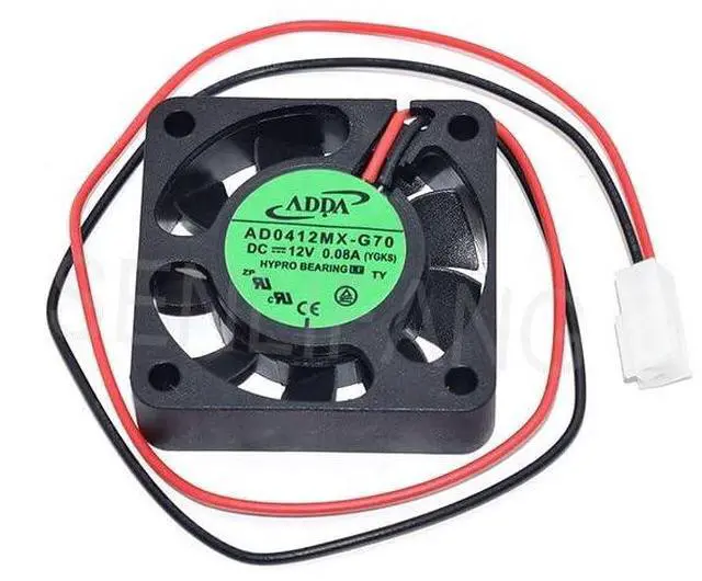 Main image of New 4CM 4010 Cooler AD0412MX-G70 for ADDA 40 * 40 * 10MM DC12V 0.08A 2-Line Hydraulic Bearing Cooling Fan