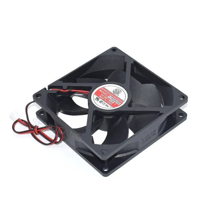 Alt view image 3 of 4 - New 9025 92 * 92 * 25 MM Y-Y9225H24S 9CM DC24V 0.30A 2-Wire Electric Welding Machine High Air Volume Inverter Fan