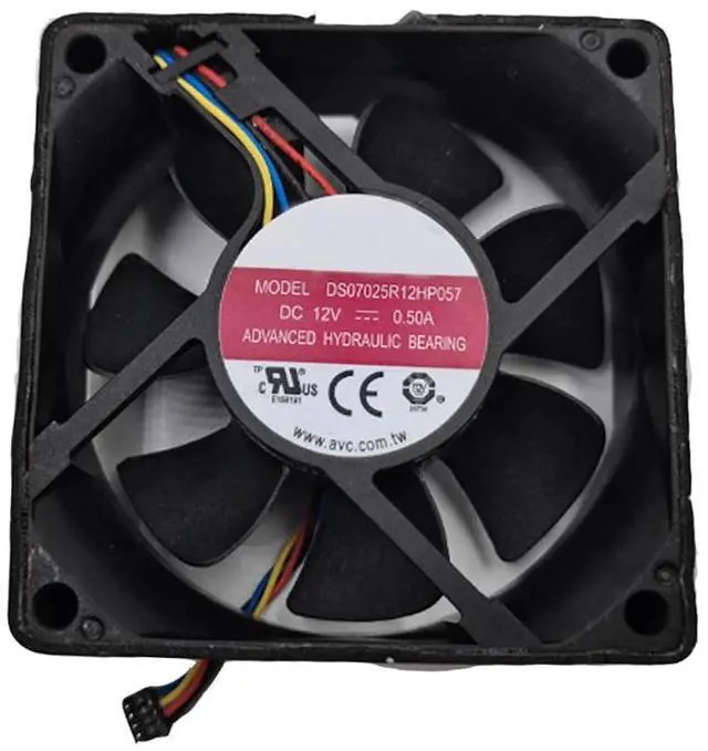 Main image of for DS07025R12HP057 DC12V 0.50A 70x70x25mm 7CM 4Pin Cooling Fan