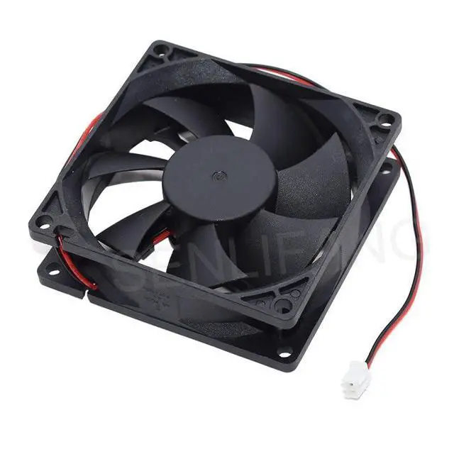 Alt view image 4 of 5 - New 8CM Square Cooling Fan HDH0812EA -A 80 * 80 * 25MM DC12V 0.38A 2Lines