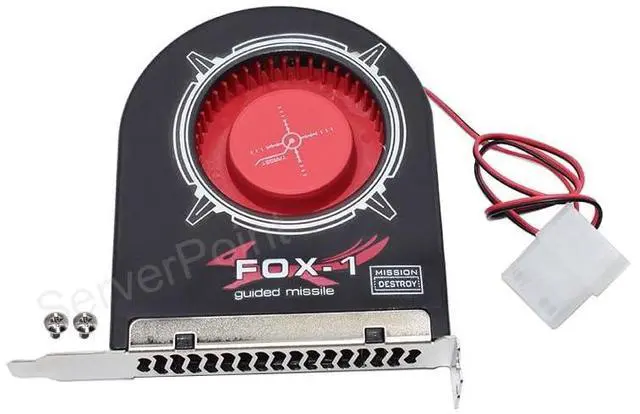 Main image of for PC Computer Chassis Case Heat Sink PCI Fan 2200RPM IDE Molex Power Radiator Blower Fox-1 Blow 12V 2-Pin Long Life Cooler Fan